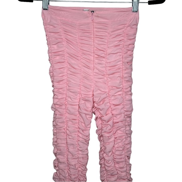 I.AM.GIA Pink Ruched Mesh Ophelia Pants XS - Picture 4 of 15